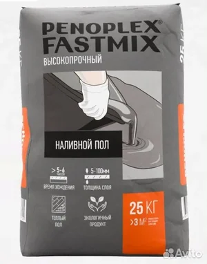 PENOPLEX FASTMIX НАЛИВНОЙ ПОЛ — 25 кг