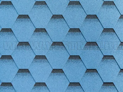 Гибкая черепица Katepal Katrilli Blue - синий 3,00 м2