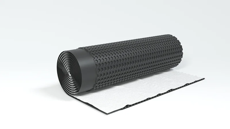 PLASTGUARD Geo — профилированная мембрана с геотекстилем