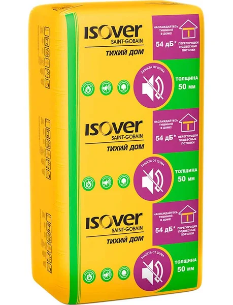 ISOVER Тихий Дом — звукоизоляционная минеральная вата