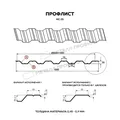 Профлист НС-35x1000 (толщина от 0,45 до 0,9мм) большая цветовая палитра 2