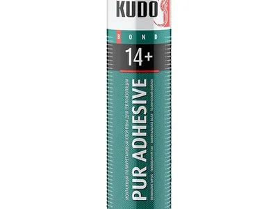 Клей-пена полиуретановый монтажный проф. всесезонный KUDO PROFF 14+KUPP10UAPS