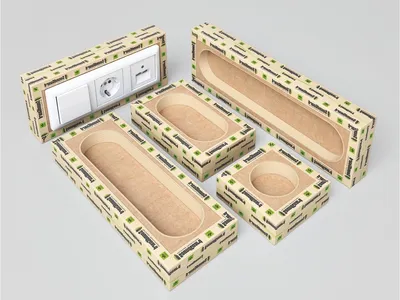 Звукоизоляционный подрозетник 5-секционный SoundGuard ИзоБокс 5 Премиум