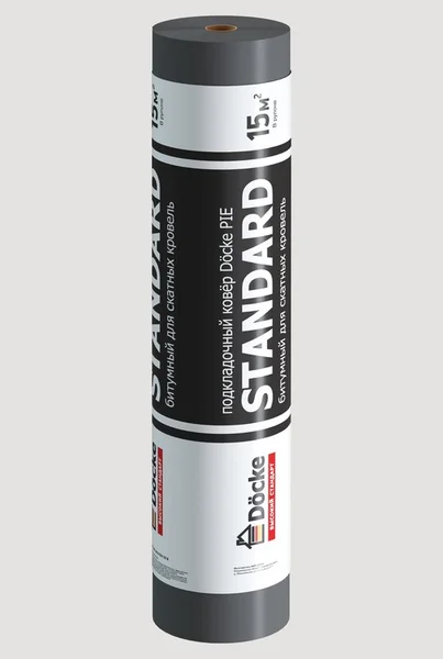 Подкладочный ковер под гибкую черепицу Docke PIE Standard 15 м2