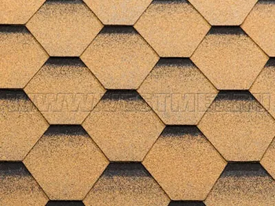 Гибкая черепица Katepal Katrilli Golden sand - золотой песок 3,00 м2