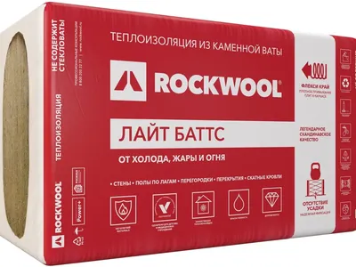 Каменная вата Rockwool Лайт Баттс