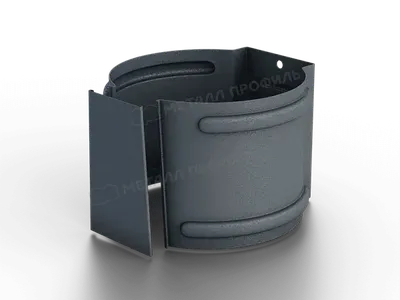 Держатель трубы (на кирпич) Foramina Freeze D100 Тёмно-коричневый, Серый