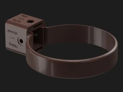 Хомут универсальный Docke для кровли, серия Premium, цвет Графит, Каштан, Шоколад, Пломбир