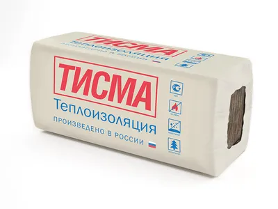 Теплоизоляция Тисма плита 1300х600х50 мм 16 шт