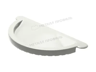 Заглушка желоба GRANDSYSTEM D125 Цвета: белый и шоколадно-коричневый.