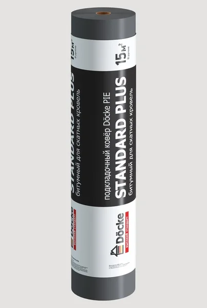 Подкладочный ковер под гибкую черепицу Docke PIE Standard Plus 15 м2