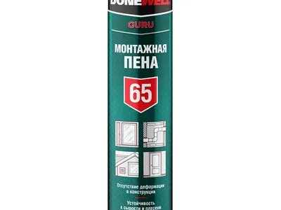 Пена монтажная проф всесезонная DONEWELL 65